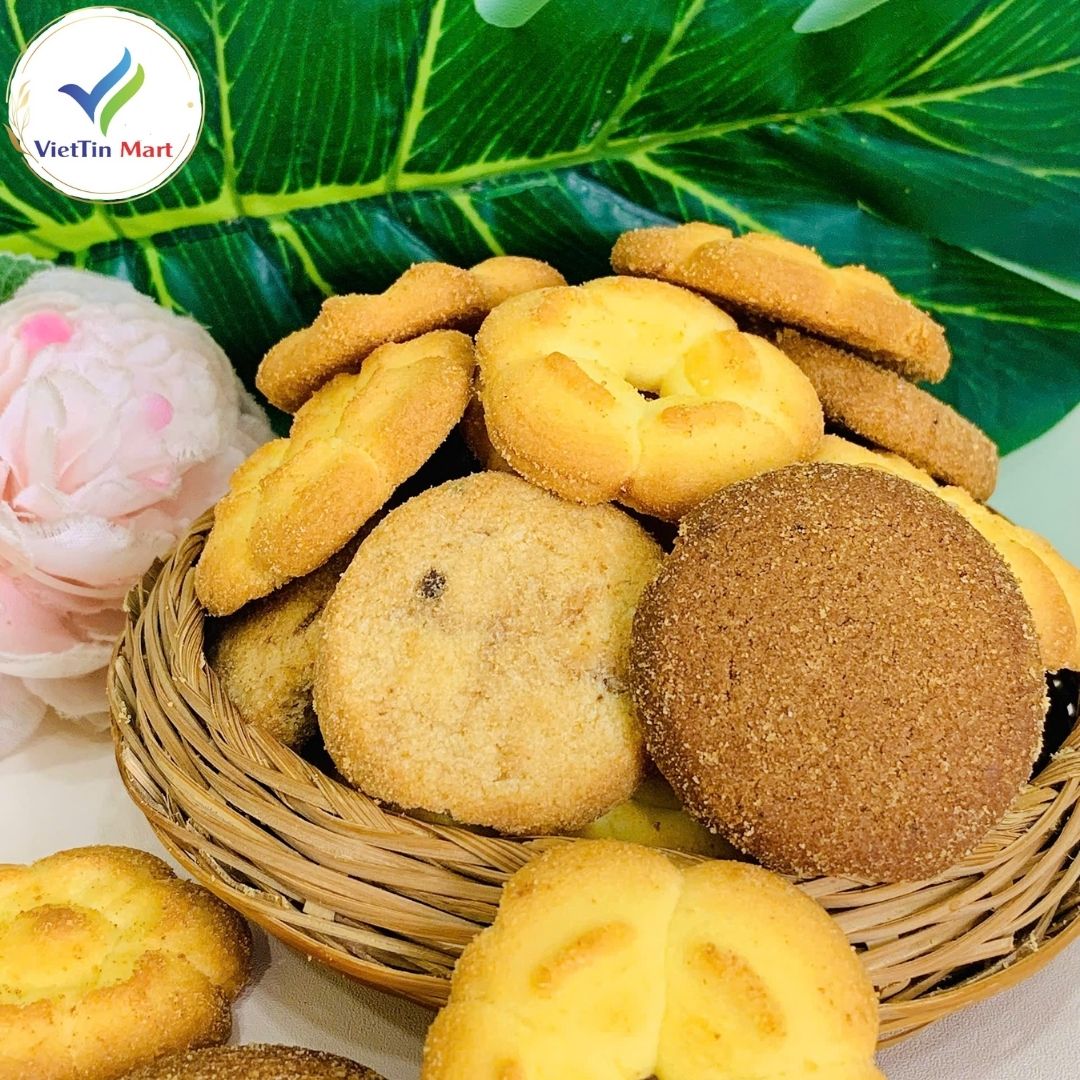 Bánh Quy Bơ Giòn 500g VietTin Mart