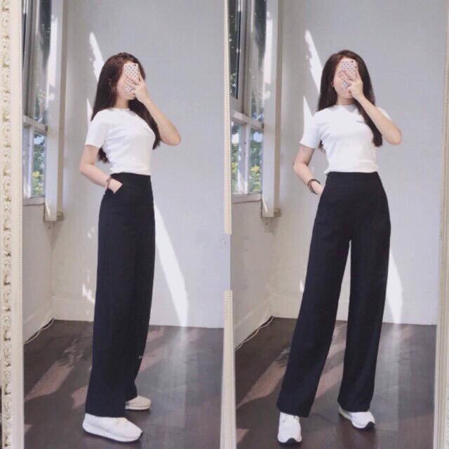 Quần sớ ống rộng phong cách Culottes