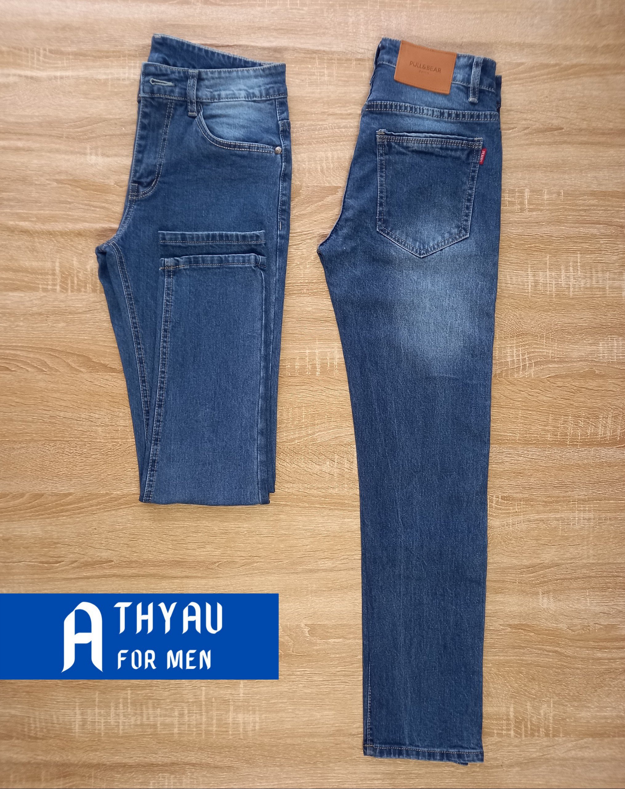 Quần jean nam co giãn dáng đẹp màu xanh mẫu mới , jean nam co gian