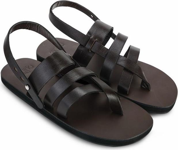 Giày Sandal Da Nam Casual - Nâu