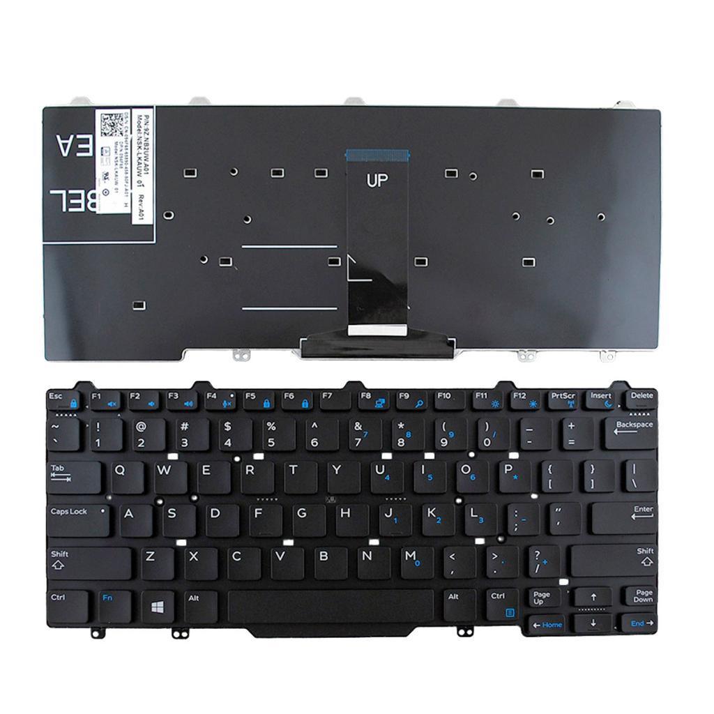 For Dell Latitude 3340 US English Keyboard+Mini Recharge Wireless Mouse Black