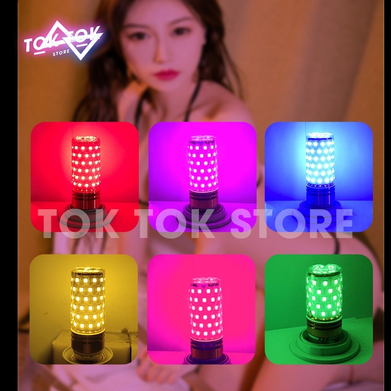 Đèn Led TIKTOK neon 16W đổi 3 màu siêu sáng siêu ảo tặng kèm đui đèn