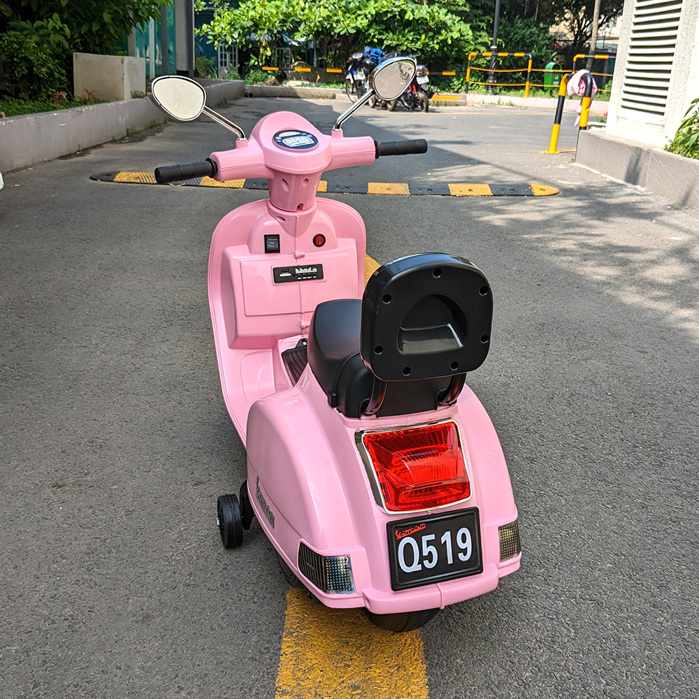 Xe máy điện kiểu Vespa 2 động cơ BABY PLAZA Q519