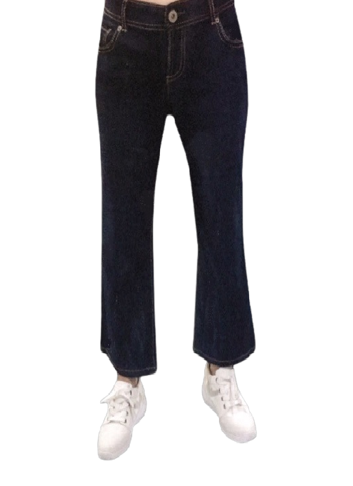 Quần Jean Lỡ Cotton Ống Suông