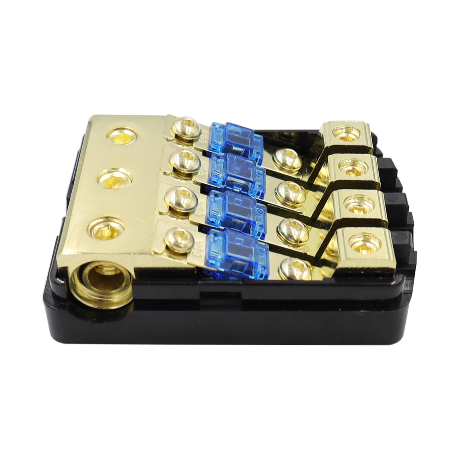 Fuse Holder, Anl Fuse Box Direct Replace, Quality 60A Professional, Easy to Install ,Fuse Distribution Block for Car Stereo Amplifier