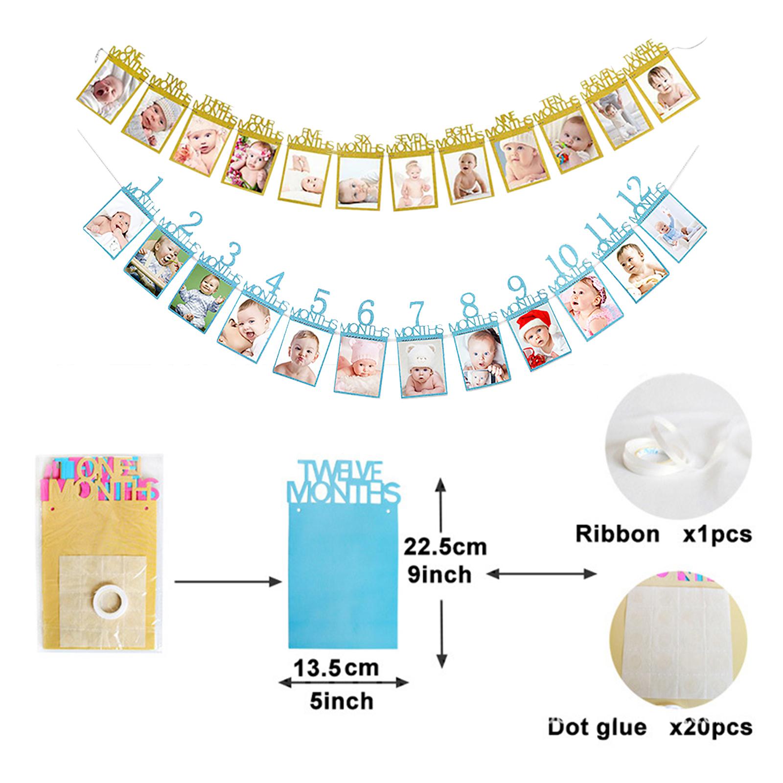 Biểu Ngữ Treo Hình Ảnh Cho Bé 16,4Ft Cho Trẻ Sơ Sinh 12 Tháng