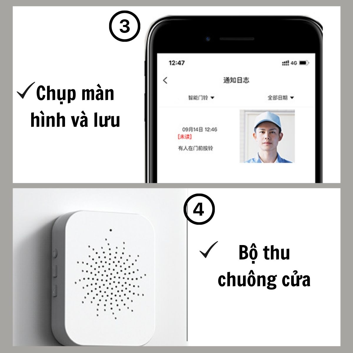 Chuông cửa camera không dây thông minh CTFAST X9- Hỗ trợ video call, thông báo điều khiển từ xa qua app