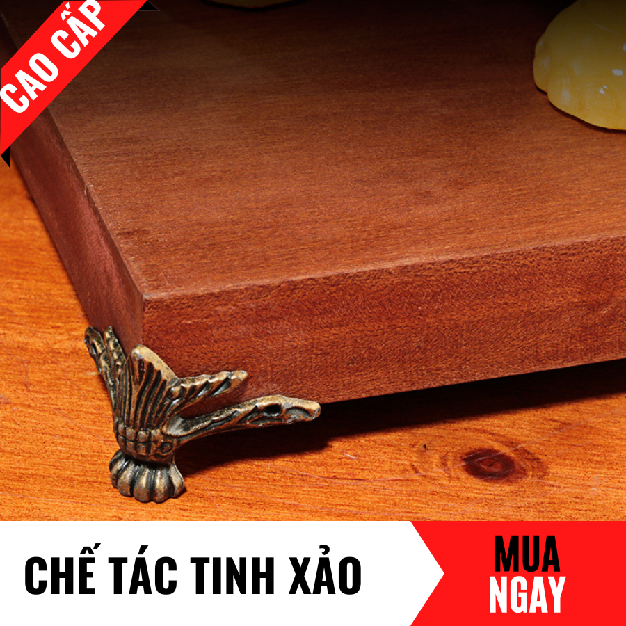 Tượng Bò Tài Chính Trang Trí Phong Thủy Bằng Đá Hoàng Ngọc Cao 23cm