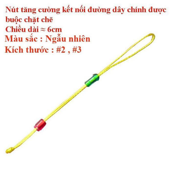 Dây Câu Cá PE Sét 5 Dây Nối Đầu Cần Câu Đơn, Câu Đài Chống Nổ Trục Cao Cấp DC11 đồ câu FISHING_HD