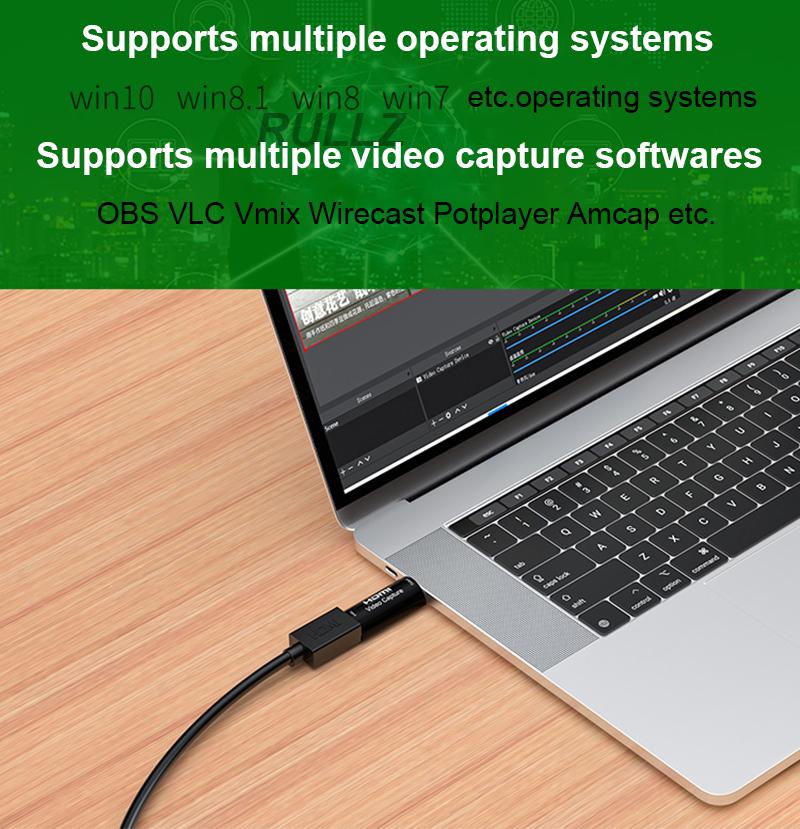 MS2130 Mini 4K Thẻ Quay Video 1080P 60fps PS4 Hộp Ghi Camera HDMI Sang USB 3.0 PC Phát Trực Tiếp Tiểu Ly Game Recorder