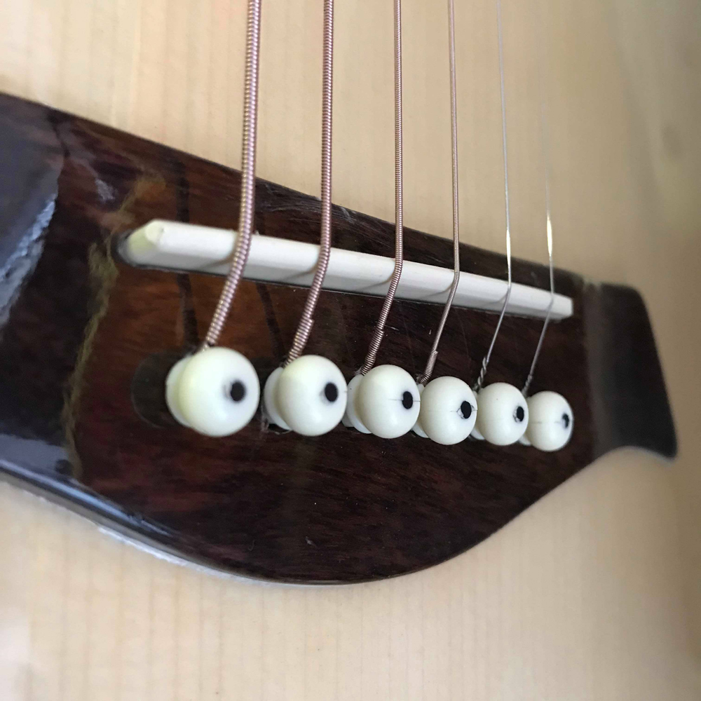 Chốt gym guitar màu đen - 6 chốt