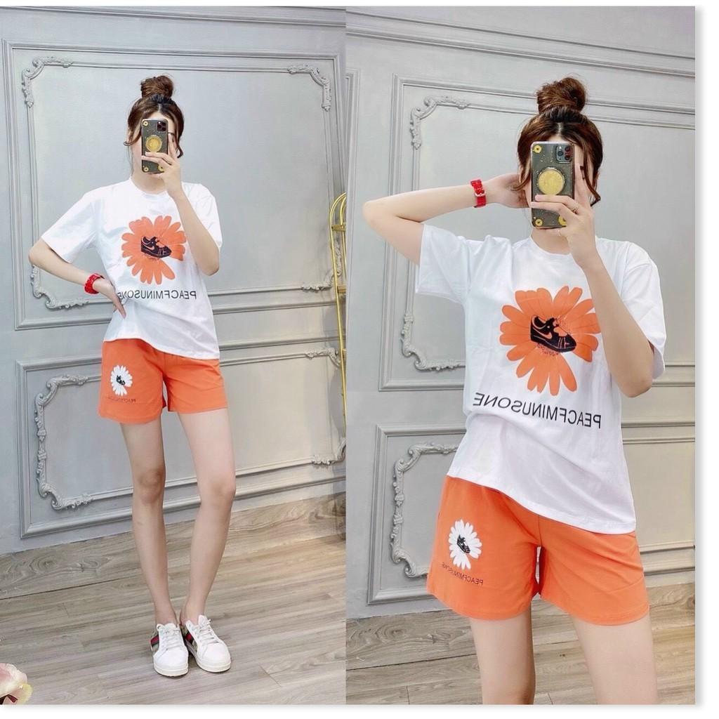 Set bộ đồ mặc nhà thun cotton nữ cực đẹp , mát mẻ , hot hè 2021 KHANH AN FASHION