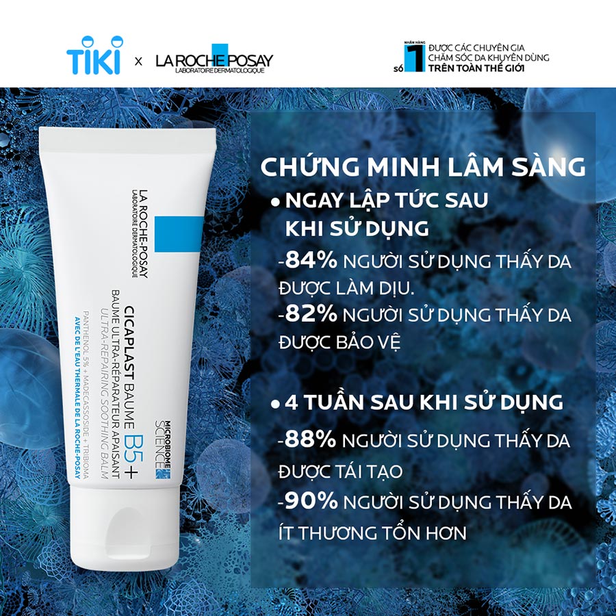 Kem dưỡng hỗ trợ làm dịu & phục hồi da La Roche-Posay Cicaplast Baume B5+ 40ml