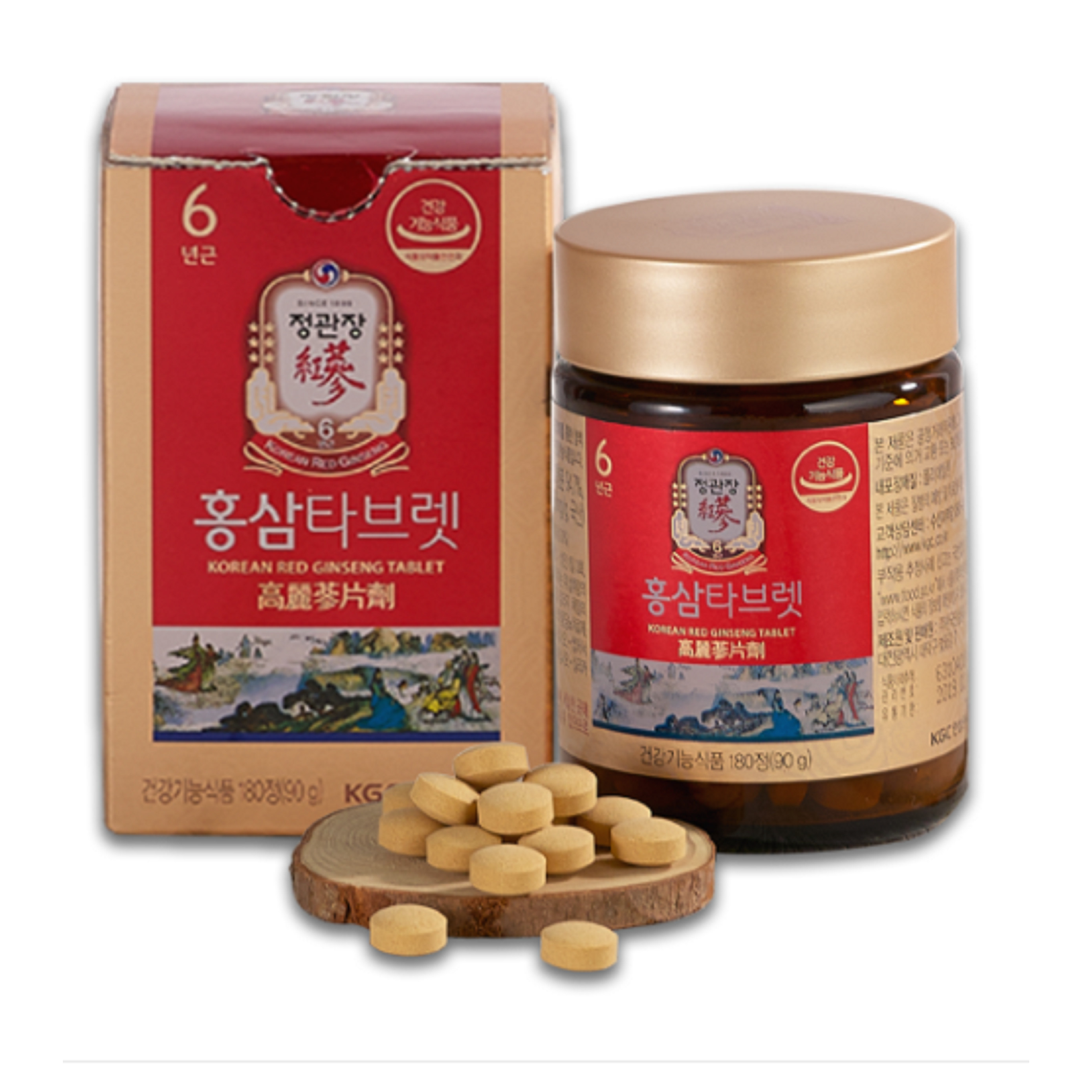 Viên Hồng Sâm KGC Cheong Kwan Jang Powder Tablet 500mg - 180 Viên (90g)