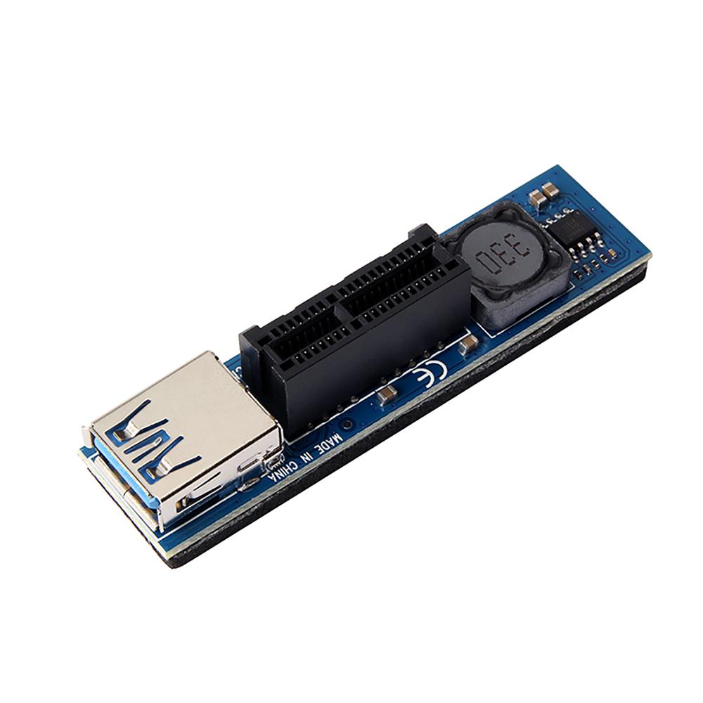 Cáp mở rộng Mini PCI-E 1X Bộ điều hợp Riser được cấp nguồn