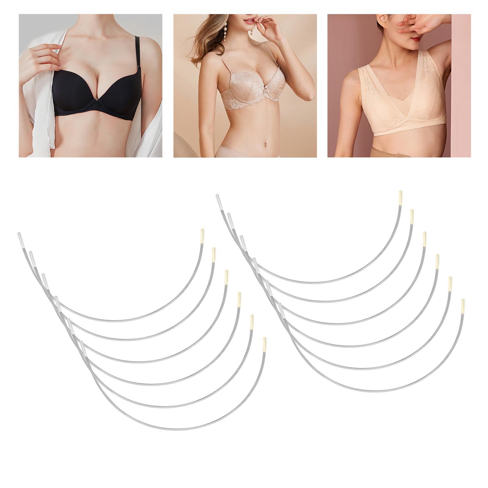 6 Pair Stainless Steel Bra Underwire Women Bra Underwire Replacement Cup B