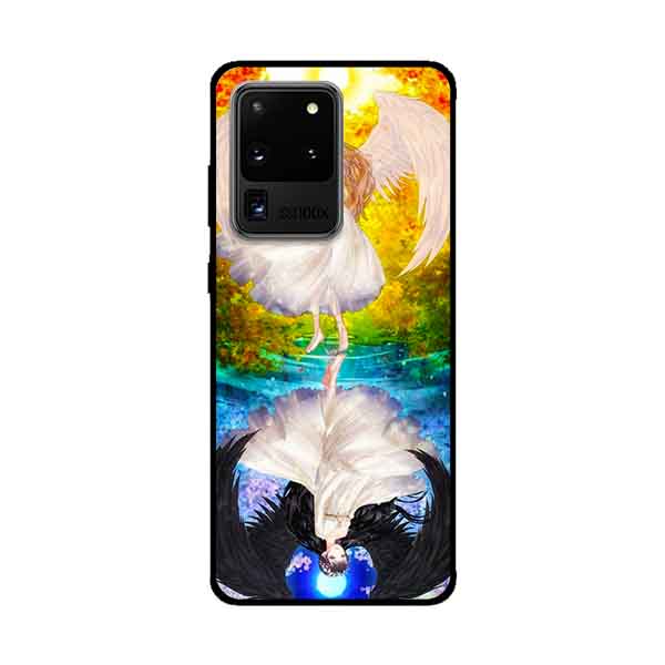Ốp Lưng Dành Cho Samsung Galaxy S20 Ultra mẫu Thiên Thần Ác Quỷ - Hàng Chính Hãng