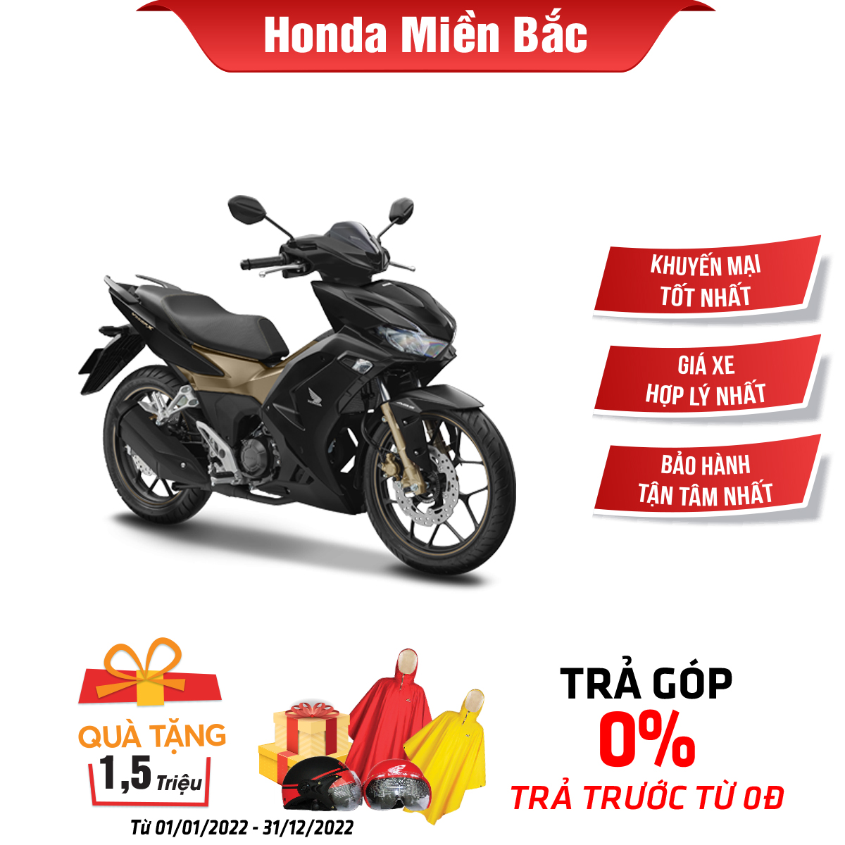 [CHỈ GIAO HÀ NỘI] Xe máy Honda Winner X 2022 - Phiên bản Đặc biệt