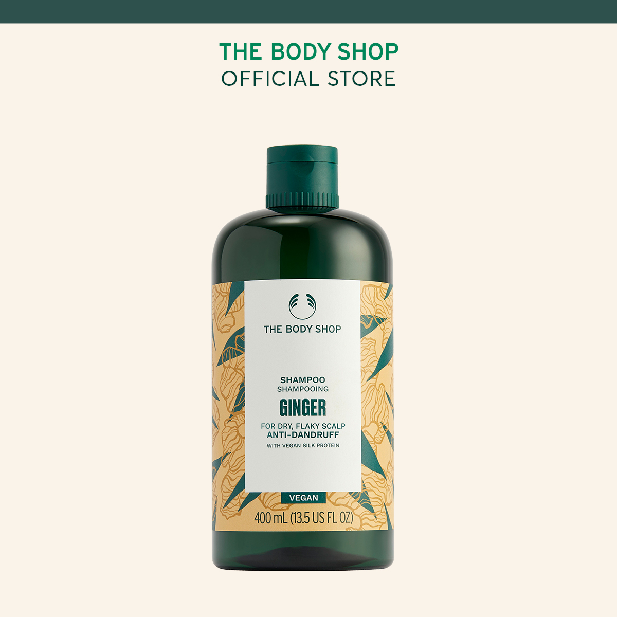 Dầu gội gừng giảm gàu The Body Shop Ginger Scalp Care Shampoo 400ml