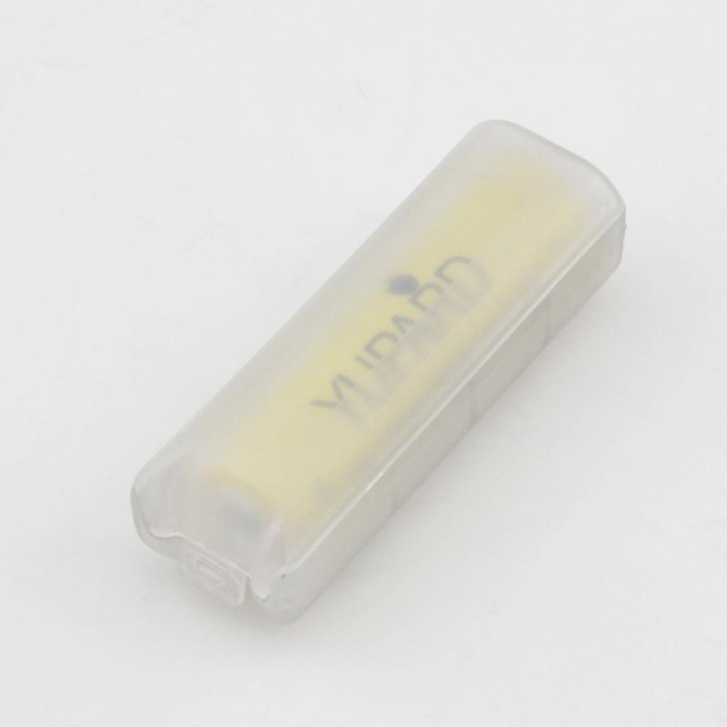 2pcs Plastic Storage Box Organizer Case For 18650 Lithium Battery & Headlamp