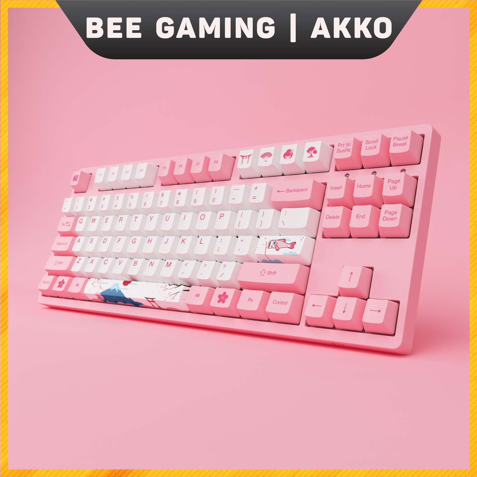 Bàn phím cơ AKKO 3087 World Tour Tokyo (87 nút / AKKO Switch v3) - Hàng chính hãng lỗi 1 đổi 1 trong 12 tháng