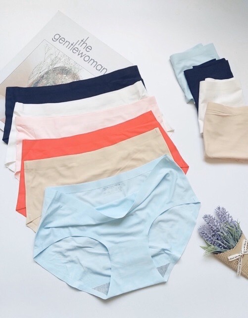 Combo 10 Quần Lót Su Nữ Không Đường May Mềm Mát Thoáng Khí Cao Cấp đủ màu size 40-75kg