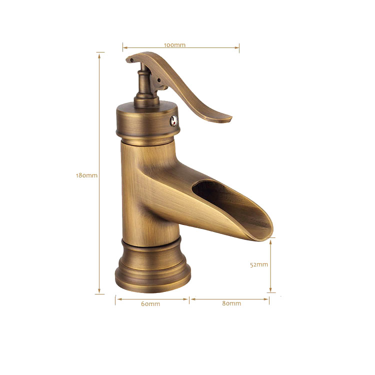 Vòi lavabo bằng đồng EVEREST EV-2007