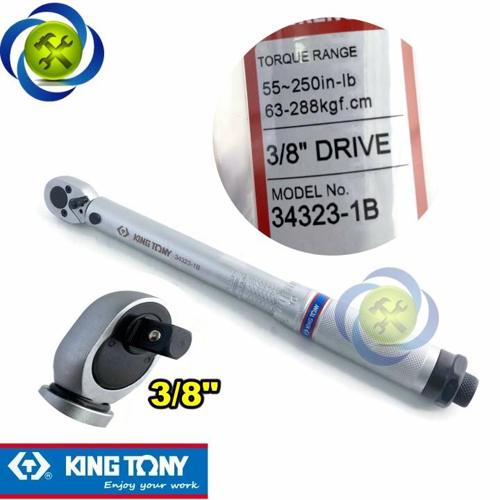 Cần siết lực 3/8 Kingtony 34323-1B dài 280mm