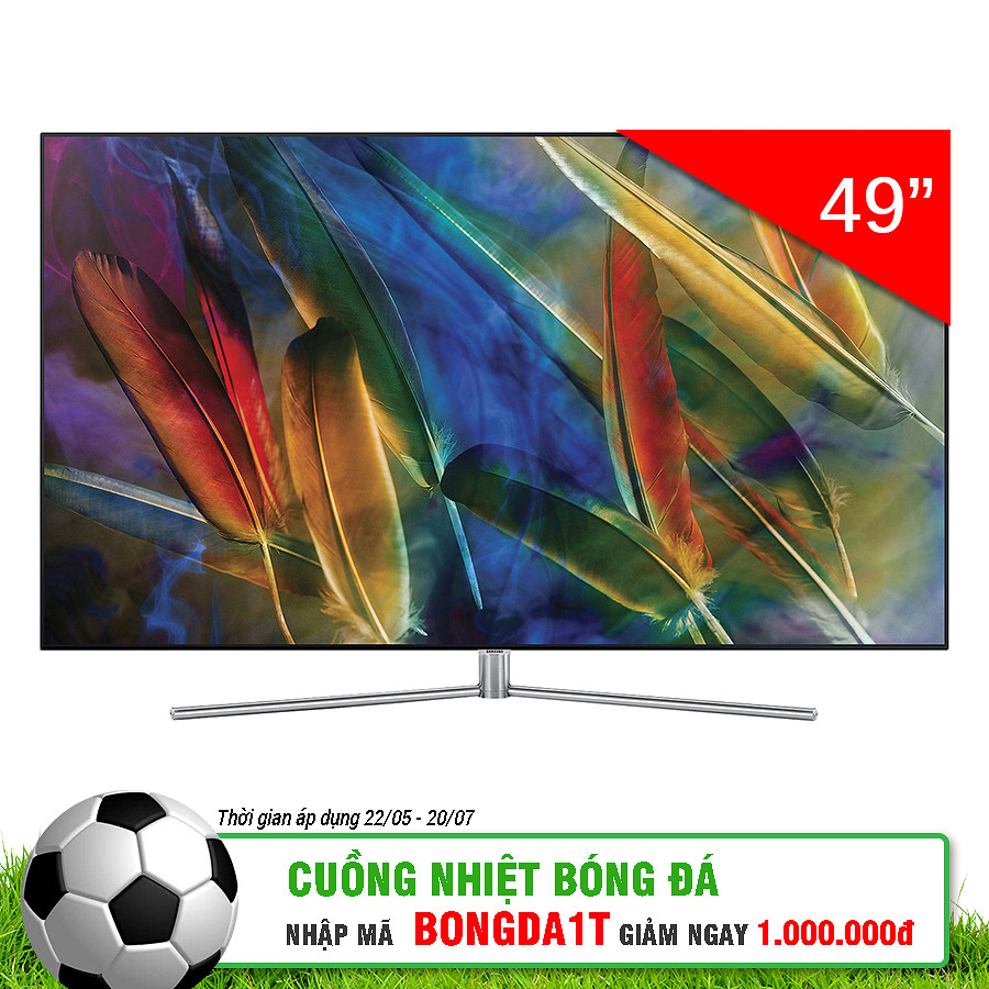 Smart Tivi Màn Hình Phẳng 4K QLED Samsung 49 inch QA49Q7FAMKXXV - Hàng Chính Hãng