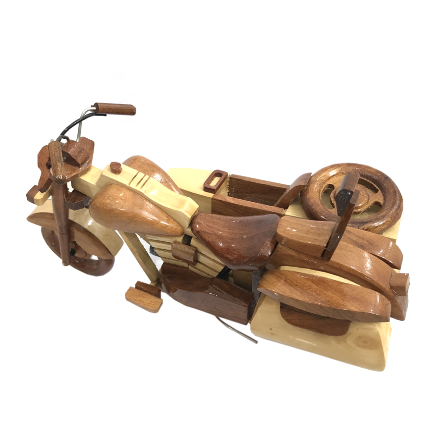 Mô hình xe gỗ Motor Harley Davidson - Loại 2 - Size Nhỏ