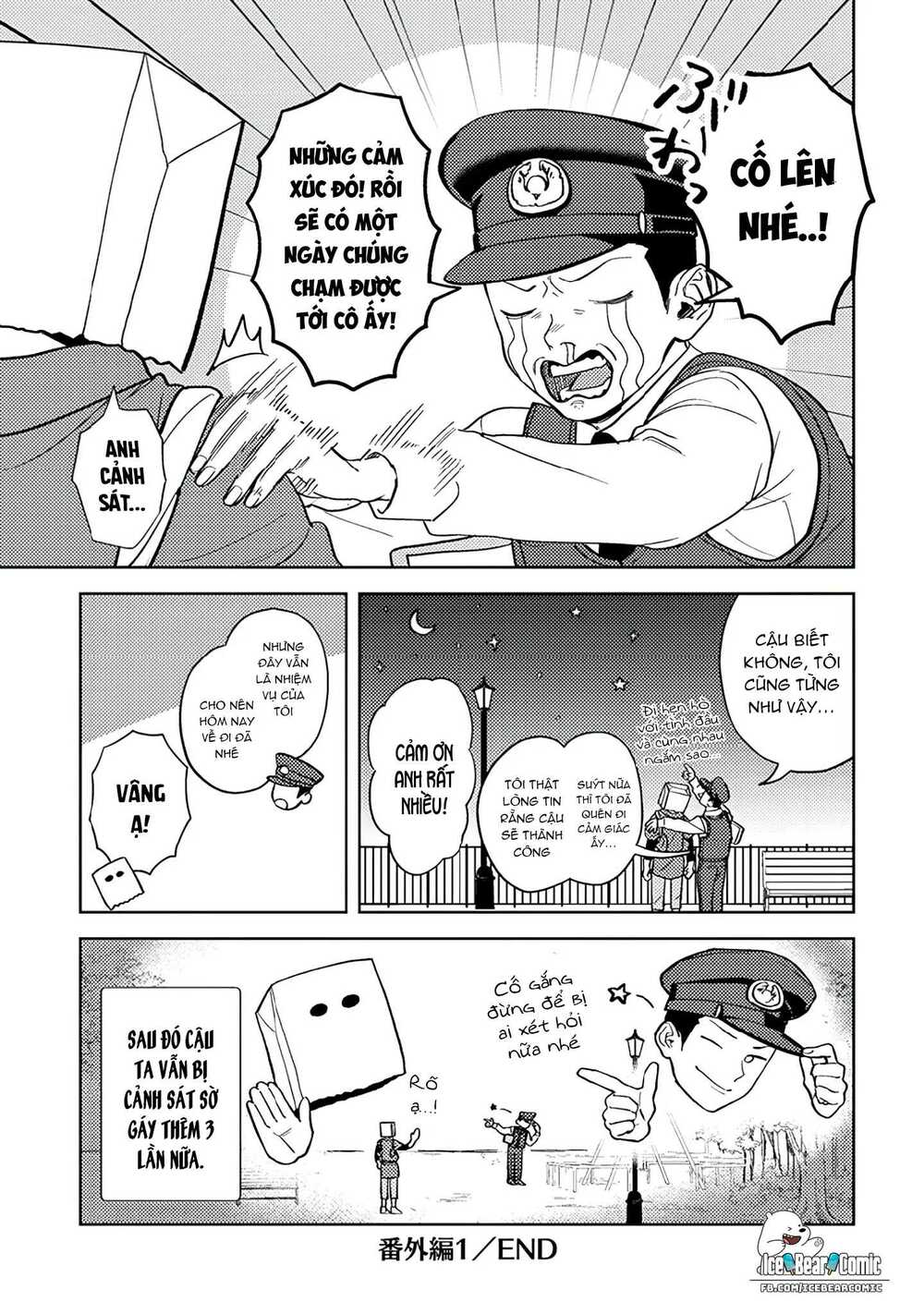 chàng túi giấy đang yêu chapter 7.5 4