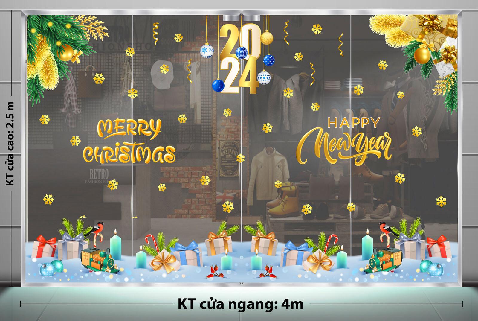 DECAL TRANG TRÍ NOEL 2024 CHO KHÁCH SẠN
