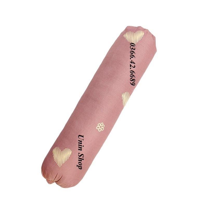 (Xả hàng cuối năm) Áo gối ôm, vỏ gối ôm loại to mẫu Cúc Vàng bao gối dài poly cotton 30x100cm loại đẹp