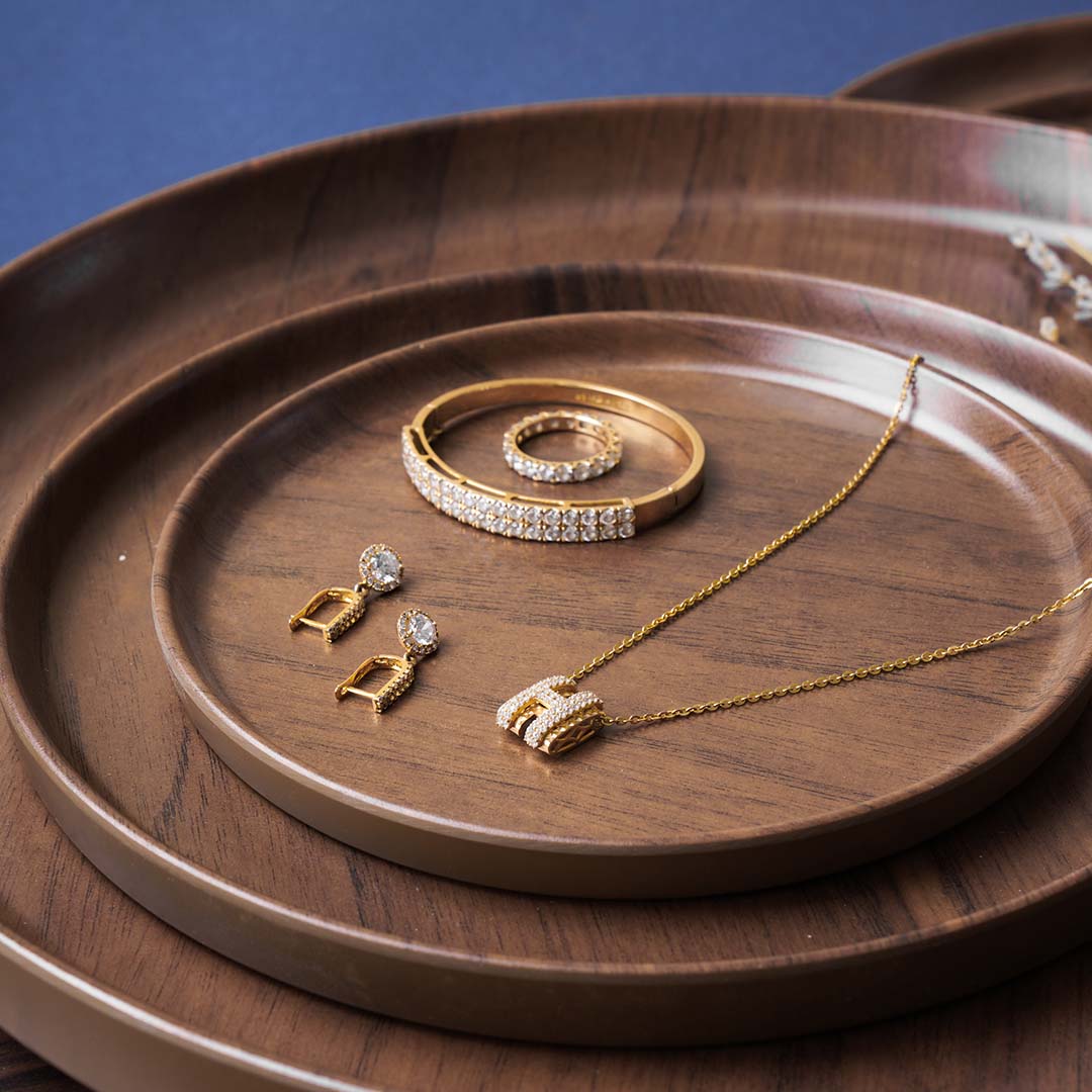 Dĩa vân gỗ bằng melamine cao cấp hình chữ nhật và hình tròn - nhiều size lựa chọn