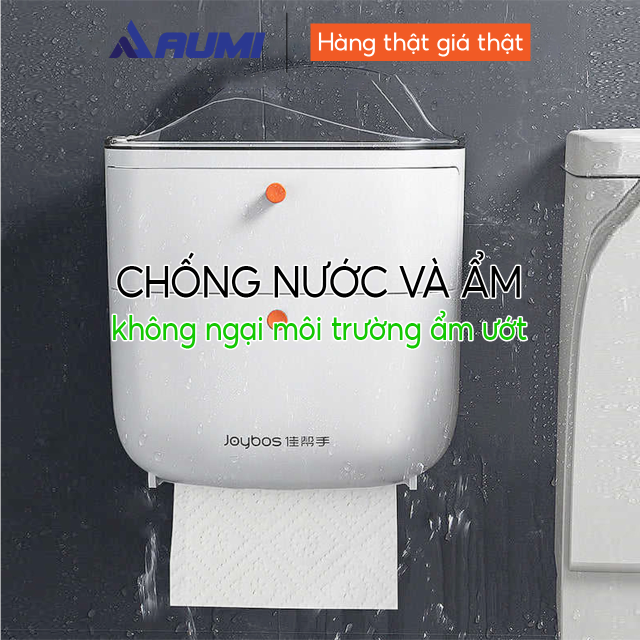 Hộp đựng giấy vệ sinh dán tường JOYBOS SJ1