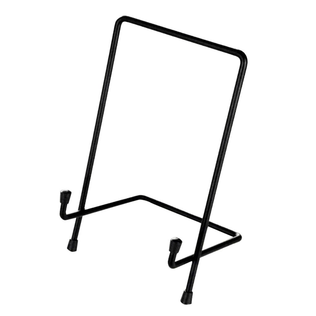 Metal Iron Easel Bowl Plate Art Photo Picture Frame Holder Book Display Rack