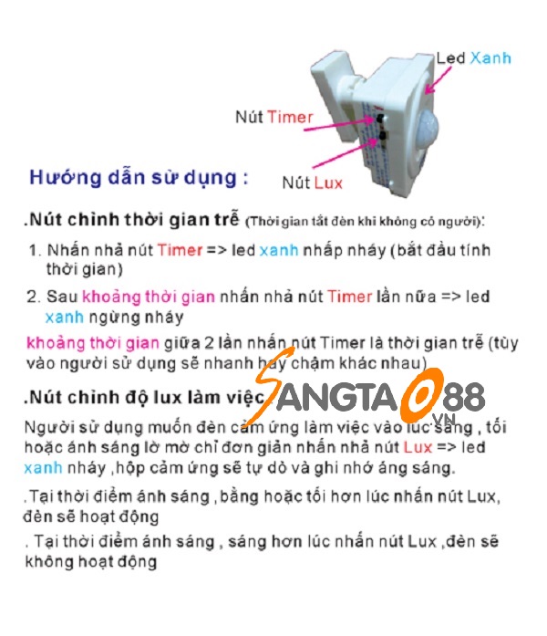 Công tắc thông minh bật tắt cảm ứng chuyển động hồng ngoại, dùng ở hành lang, cầu thang, hầm gửi xe... MSL02