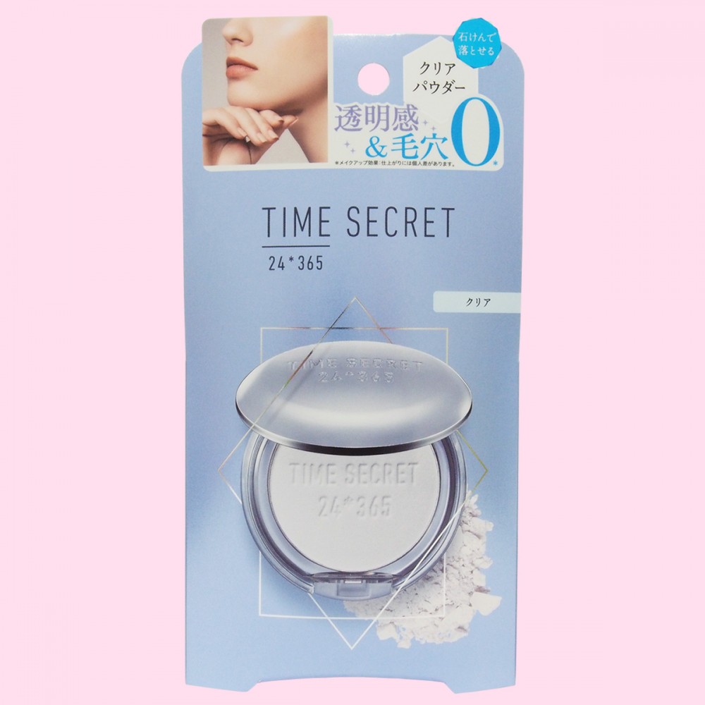 Phấn Phủ Trang Điểm Trong Veo, Kiềm Dầu, Dưỡng Da Time Secret Mineral Pressed Clear Veil Độ Bám Cao, Che Phủ Tốt