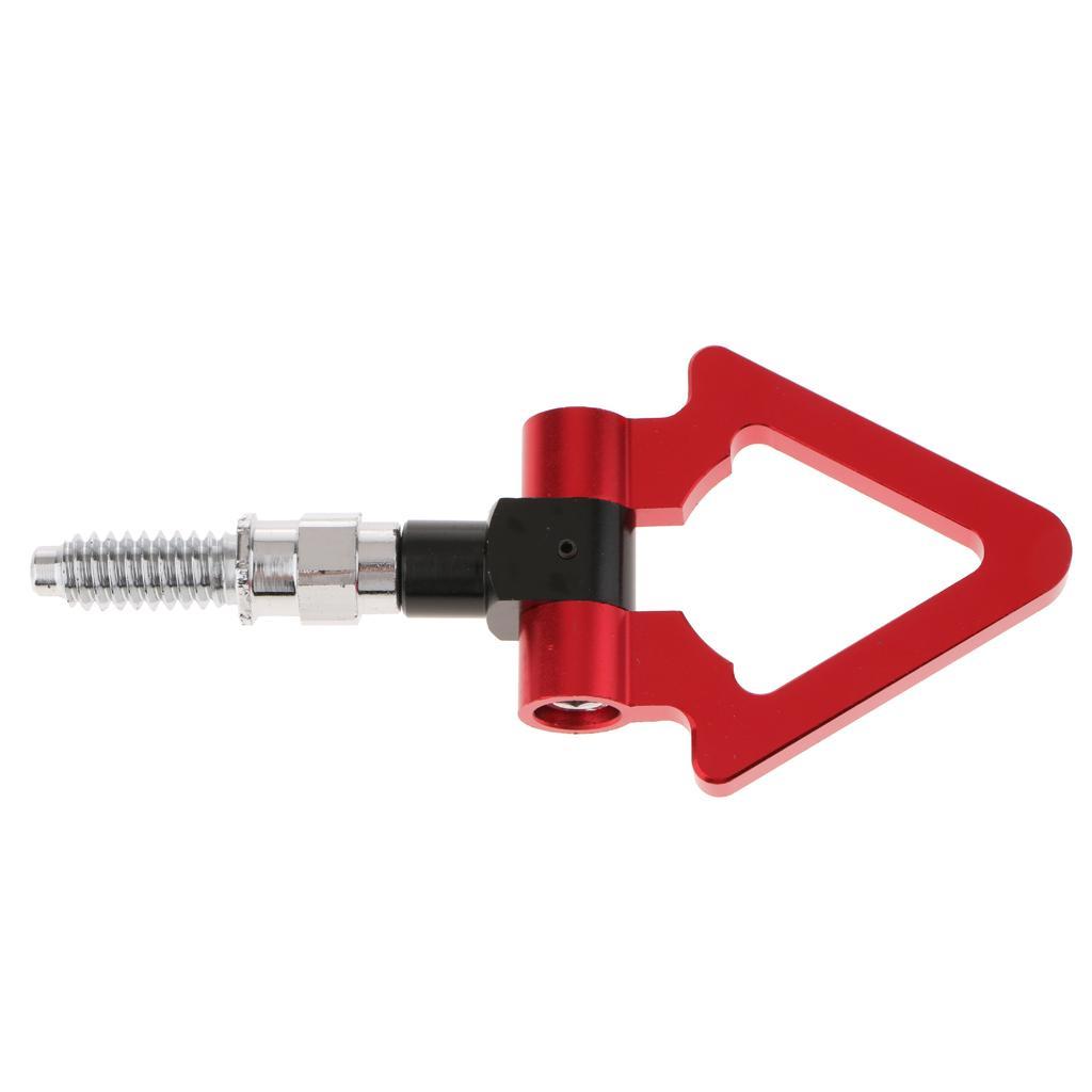 Car Triangle Trailer Auto Front Rear Tow Hook for  European Vehicles Red