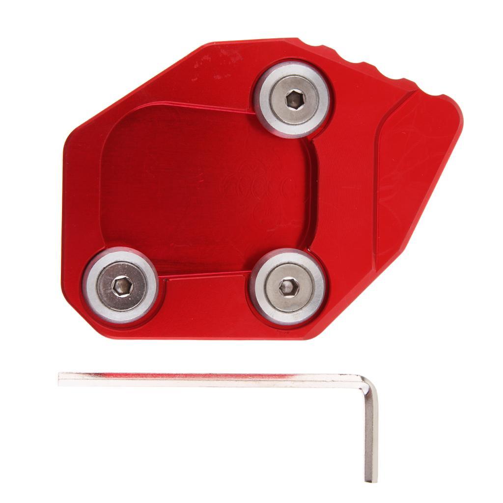 Kickstand Side Stand Enlarge Pad Plate for  CBR600RR 07-12 Red