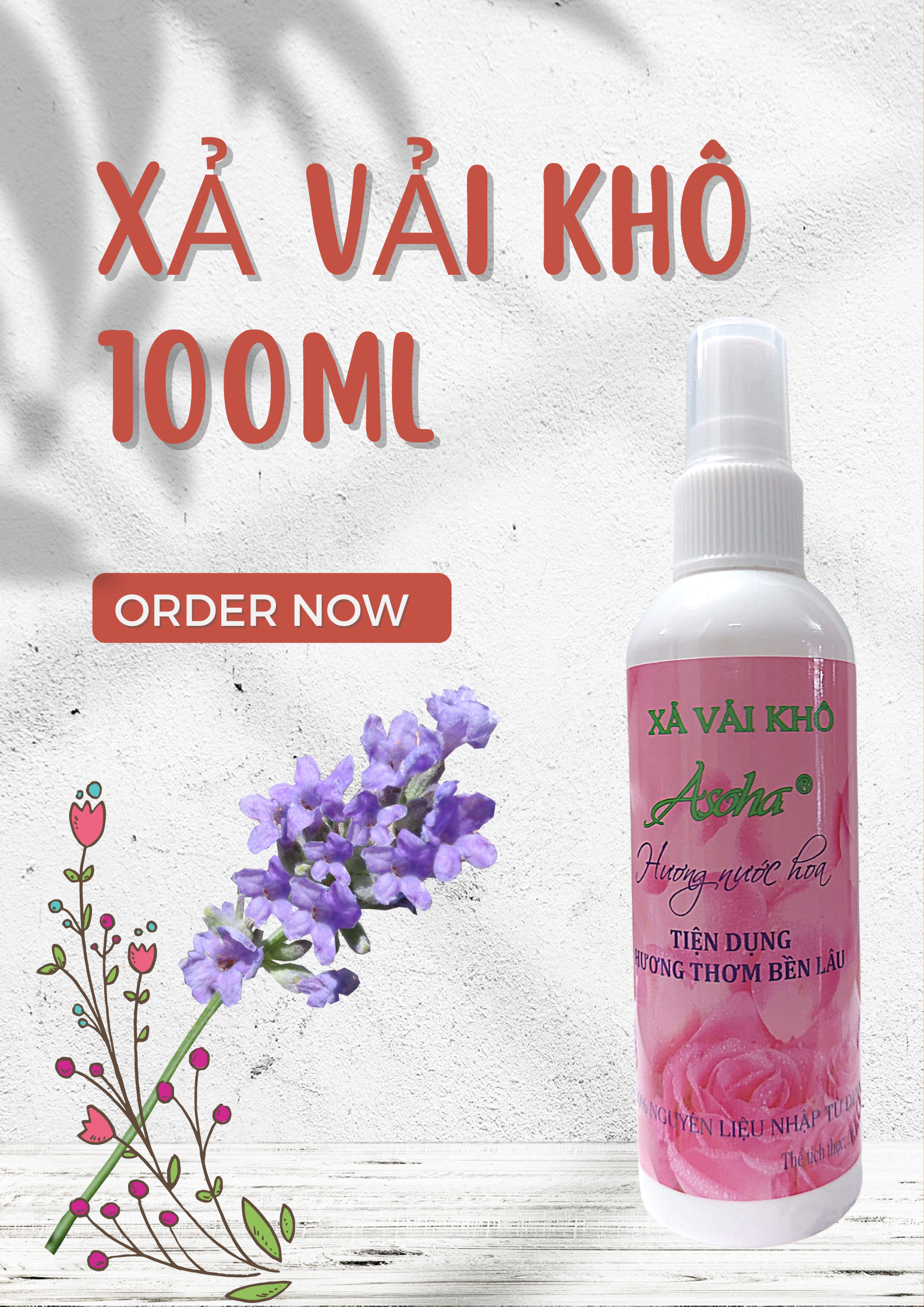 Xả Vải Khô 100ml