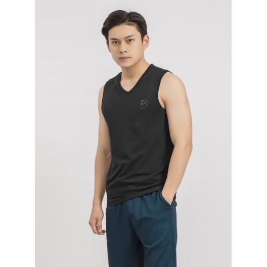 Áo Ba Lỗ Cổ Tim ATT011S9, Slim, Cotton cao cấp, Tag 185K