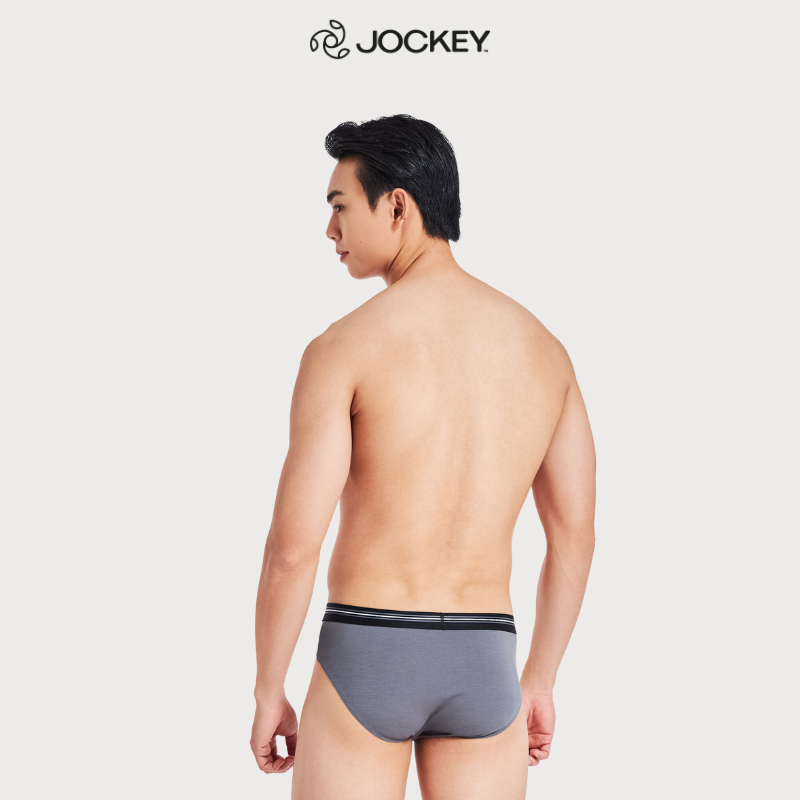 Quần Lót Nam Thun Cotton Jockey Dáng Trunk Boxer Co Giãn Thoải Mái Màu Xám Đậm - J1248_P1