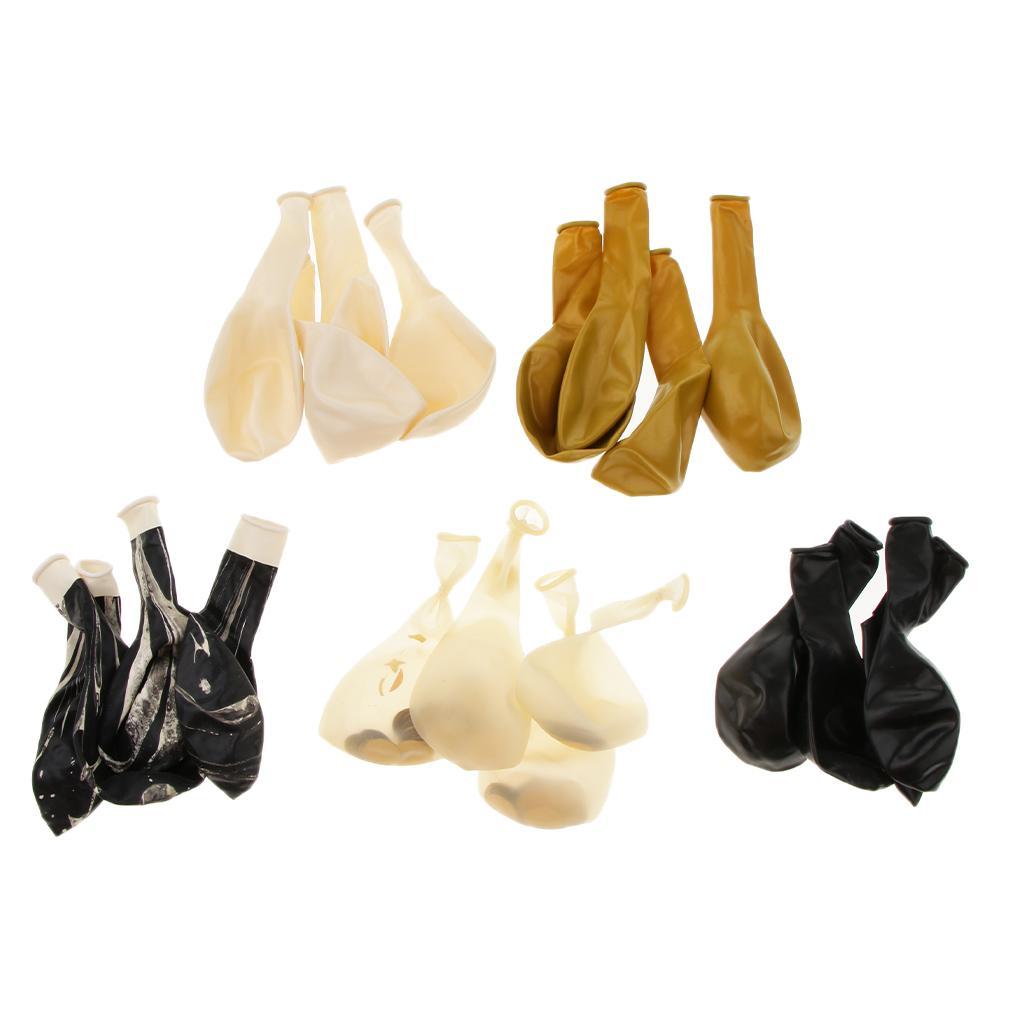 20 Pieces Agate Confetti Latex Balloons Wedding Birthday Party Decor