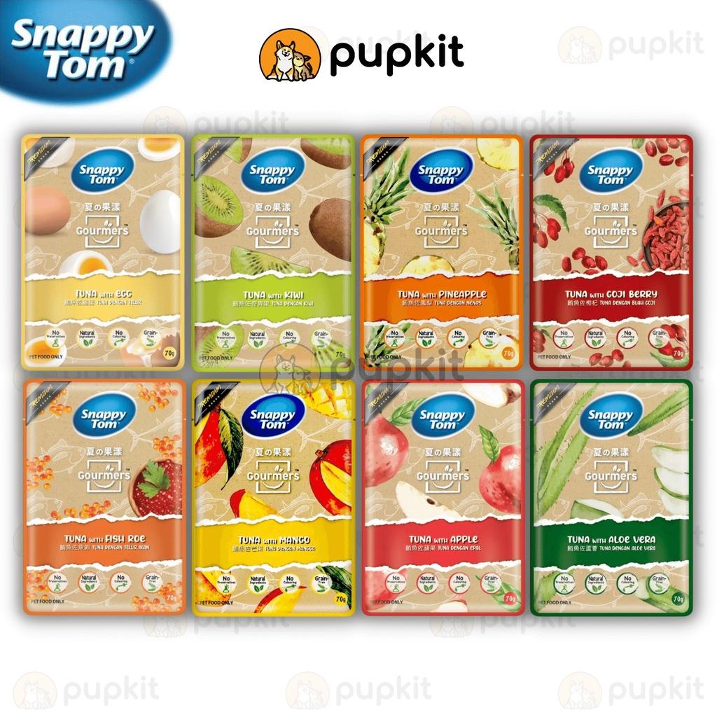 Pate mèo Snappy Tom Mix Vị Trái Cây gói 70g Thượng Hạng Thái Lan