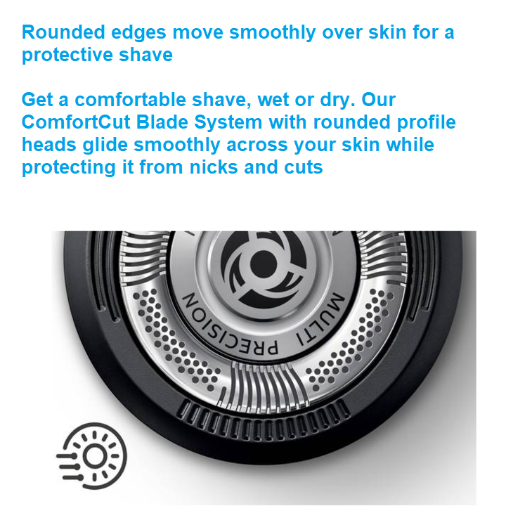 Máy cạo râu khô và ướt nhãn hiệu Philips Norelco S3560/11 Shaver 3000 Hoạt động với 4-hướng đầu Flex - HÀNG NHẬP KHẨU