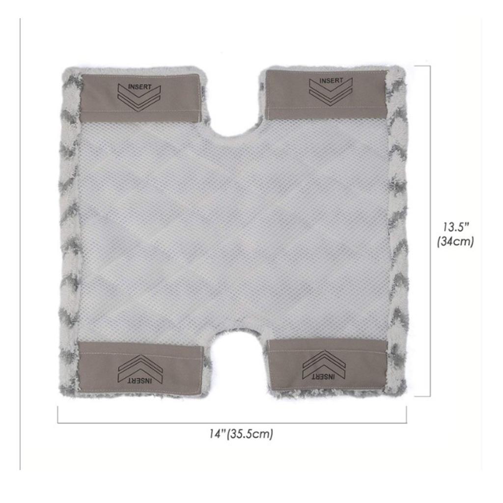 2pcs Chenille Replacement Mop Pad For Shark Steam Mop High water absorption, strong decontamination no hair removal long life easy to clean
