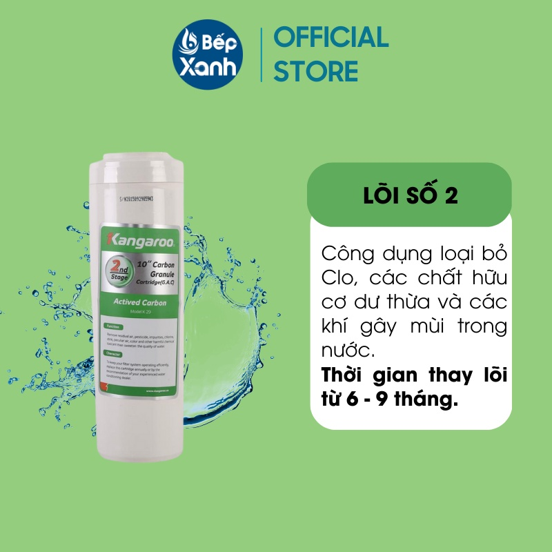 Bộ lõi lọc thô Kangaroo số 1,2,3 - Hàng Chính Hãng