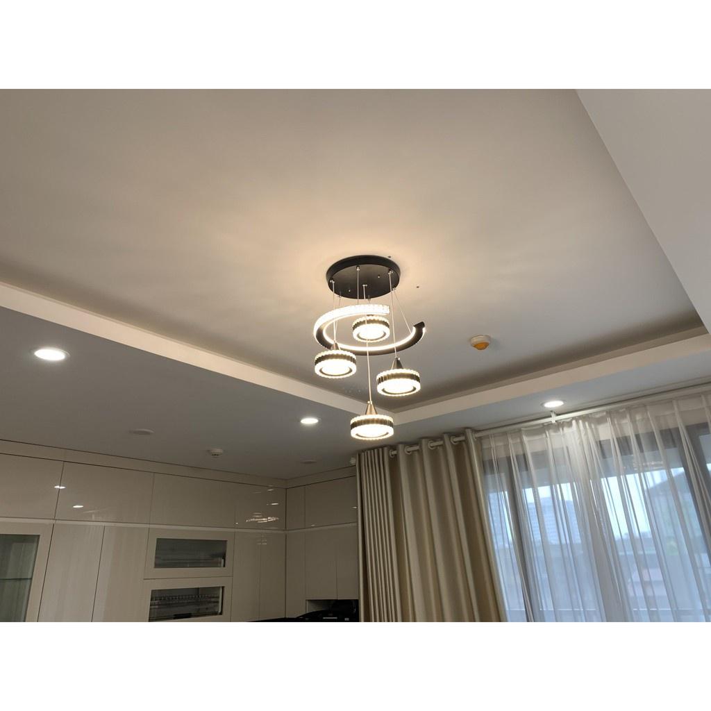 Đèn Thả Trần - Đèn Thả Bàn Ăn Pha Lê Trang Trí Hiện Đại - kèm bóng LED