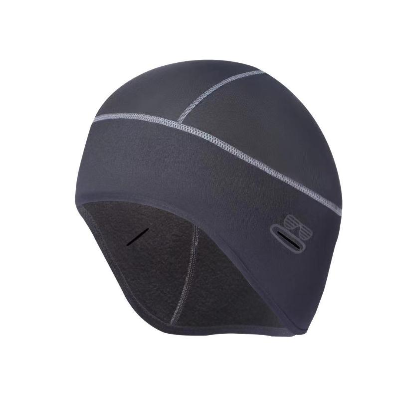 Mũ xe đạp mùa đông Mũ nhiệt mũ bảo hiểm chạy trượt tuyết xe máy đi xe máy MTB Mũ xe đạp có kính Color: Grey